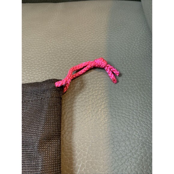 Kate Spade NY Brown Purse Dust Bag Cover Pink Drawstring Gold Logo 13.5”x11.5” - Picture 3 of 10